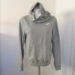 Nike Women's Gray turtleneck hoodie
